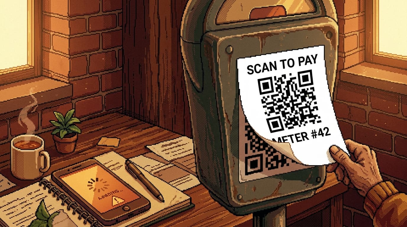 That QR Code on the Parking Meter Might Not Be the Council's